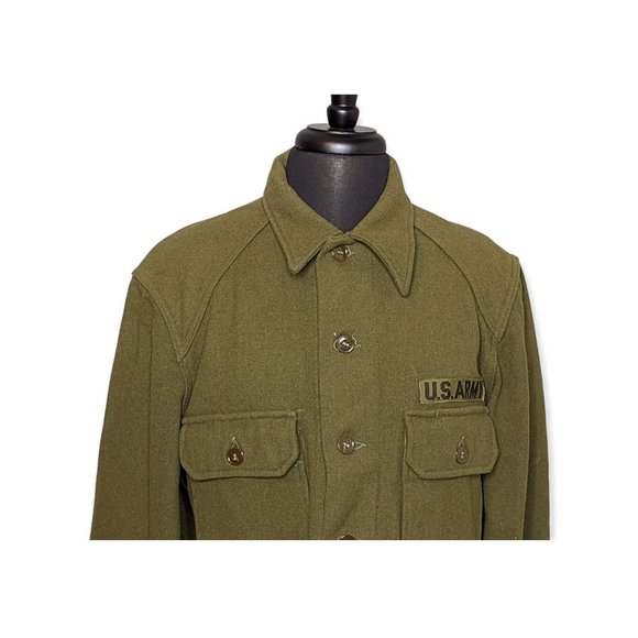Vintage Army Wool Army Jacket - Picture 4 of 13